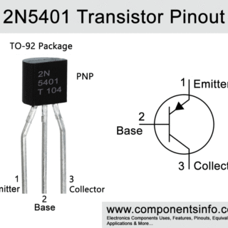 2N5401 Pinout Configuration, Equivalent, Features, Specs & More