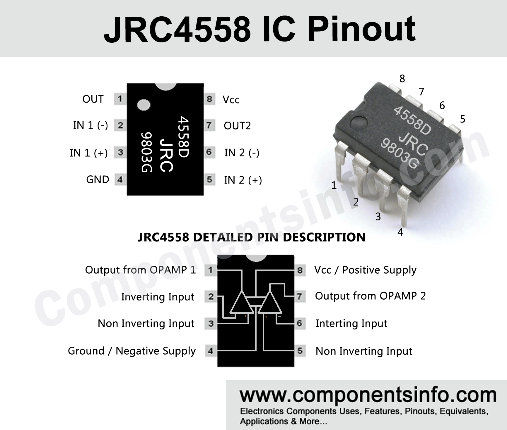 4558 Ic Pinout